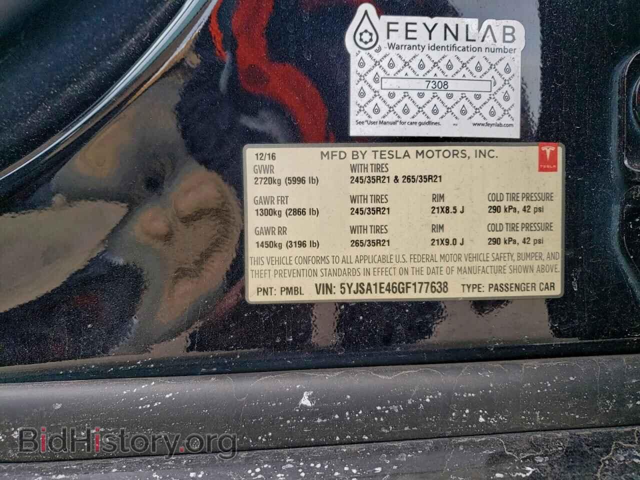 2016 TESLA MODEL S - VIN: 5YJSA1E46GF177638 - Photo 12