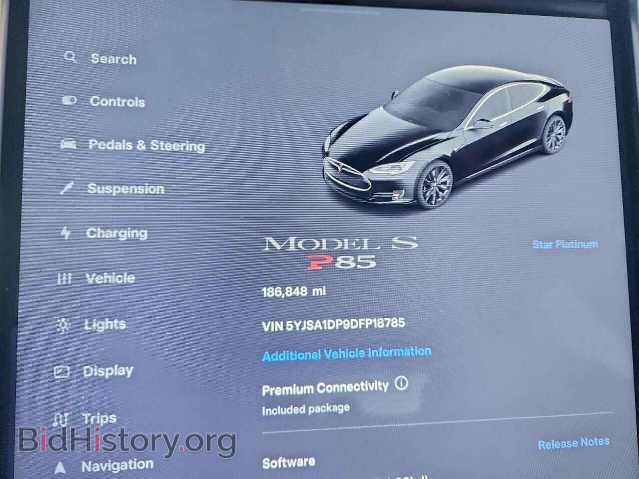 2013 TESLA MODEL S - VIN: 5YJSA1DP9DFP18785 - Photo 9