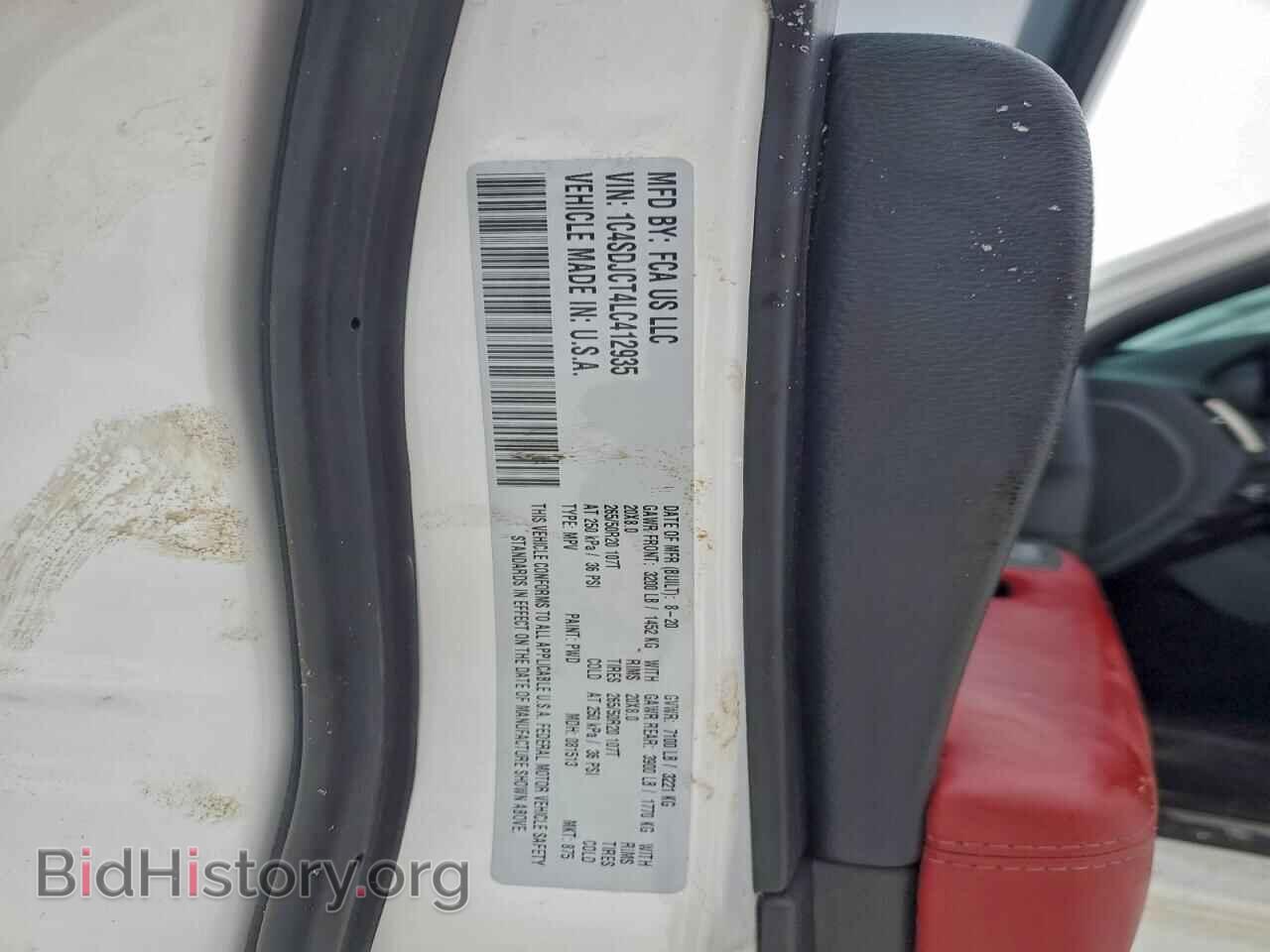 2020 DODGE DURANGO - VIN: 1C4SDJCT4LC412935 - Фото 13