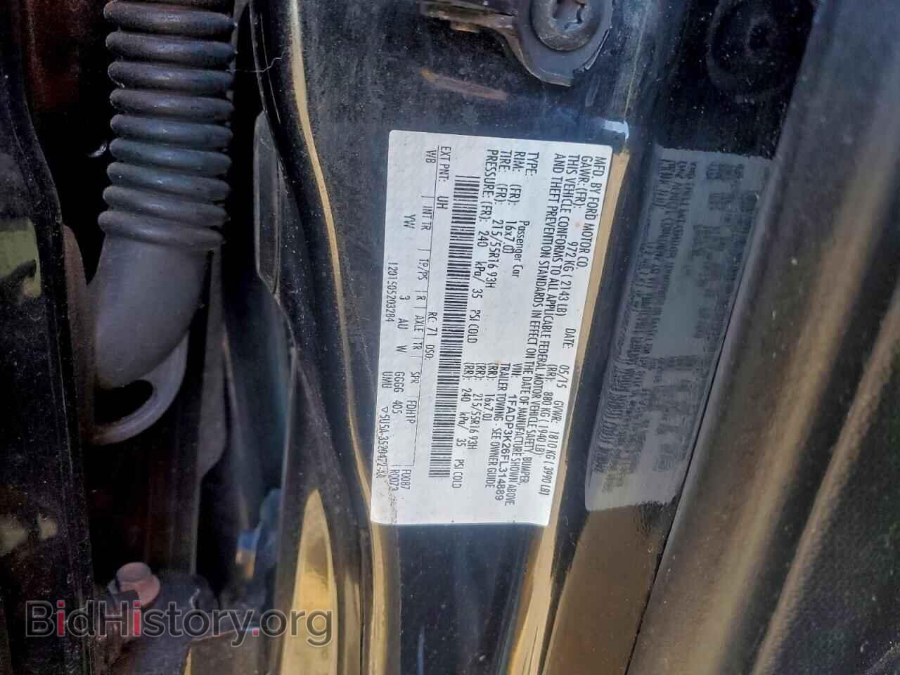 2015 FORD FOCUS - VIN: 1FADP3K26FL314889 - Фото 12