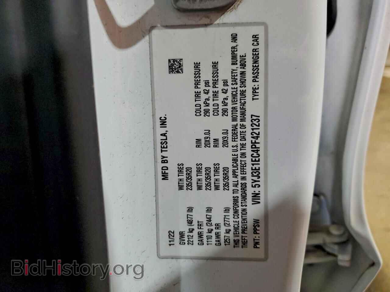 2023 TESLA MODEL 3 - VIN: 5YJ3E1EC4PF421237 - Photo 12