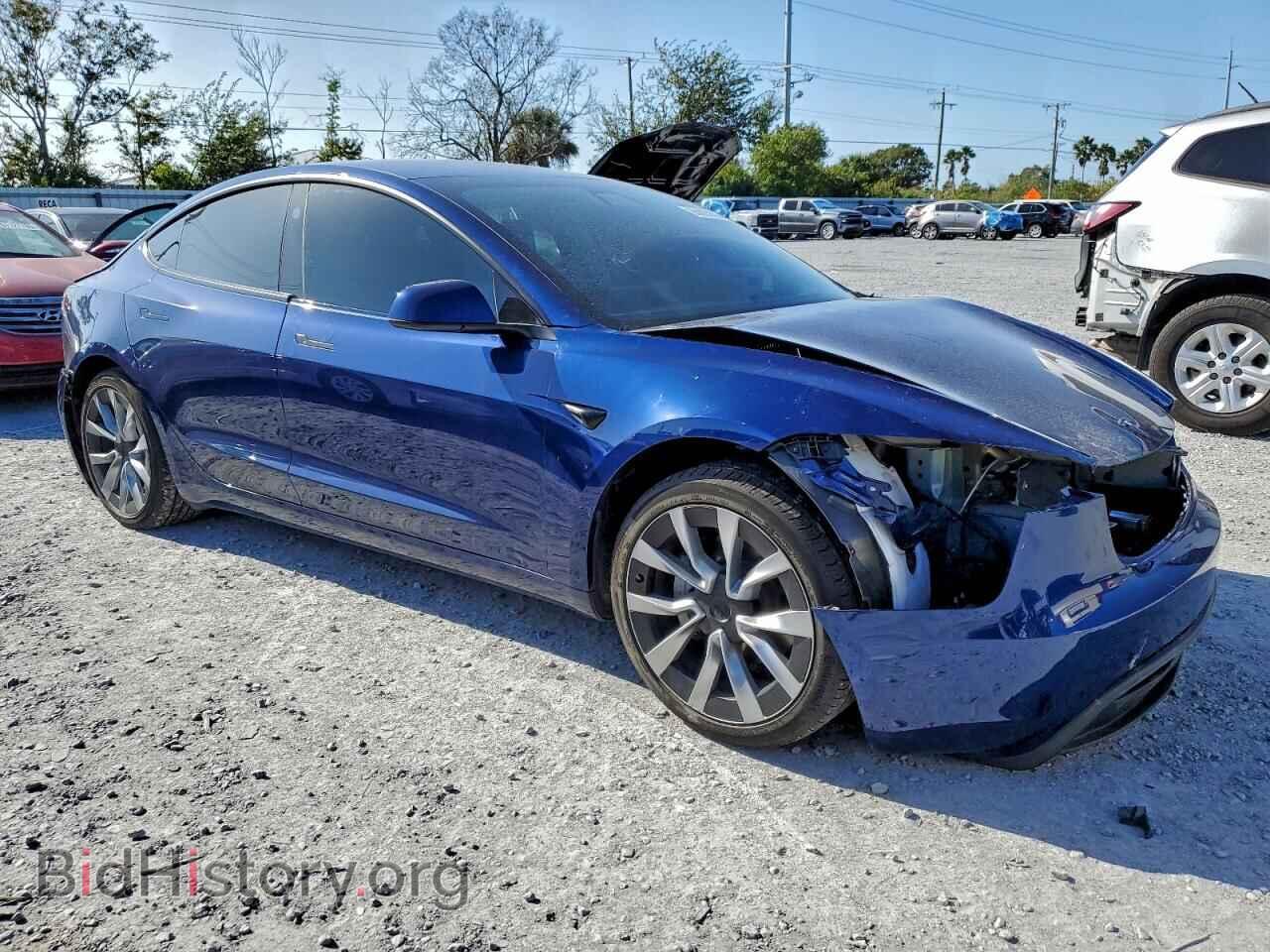 2024 TESLA MODEL 3 - VIN: 5YJ3E1EA0RF751023 - Фото 4