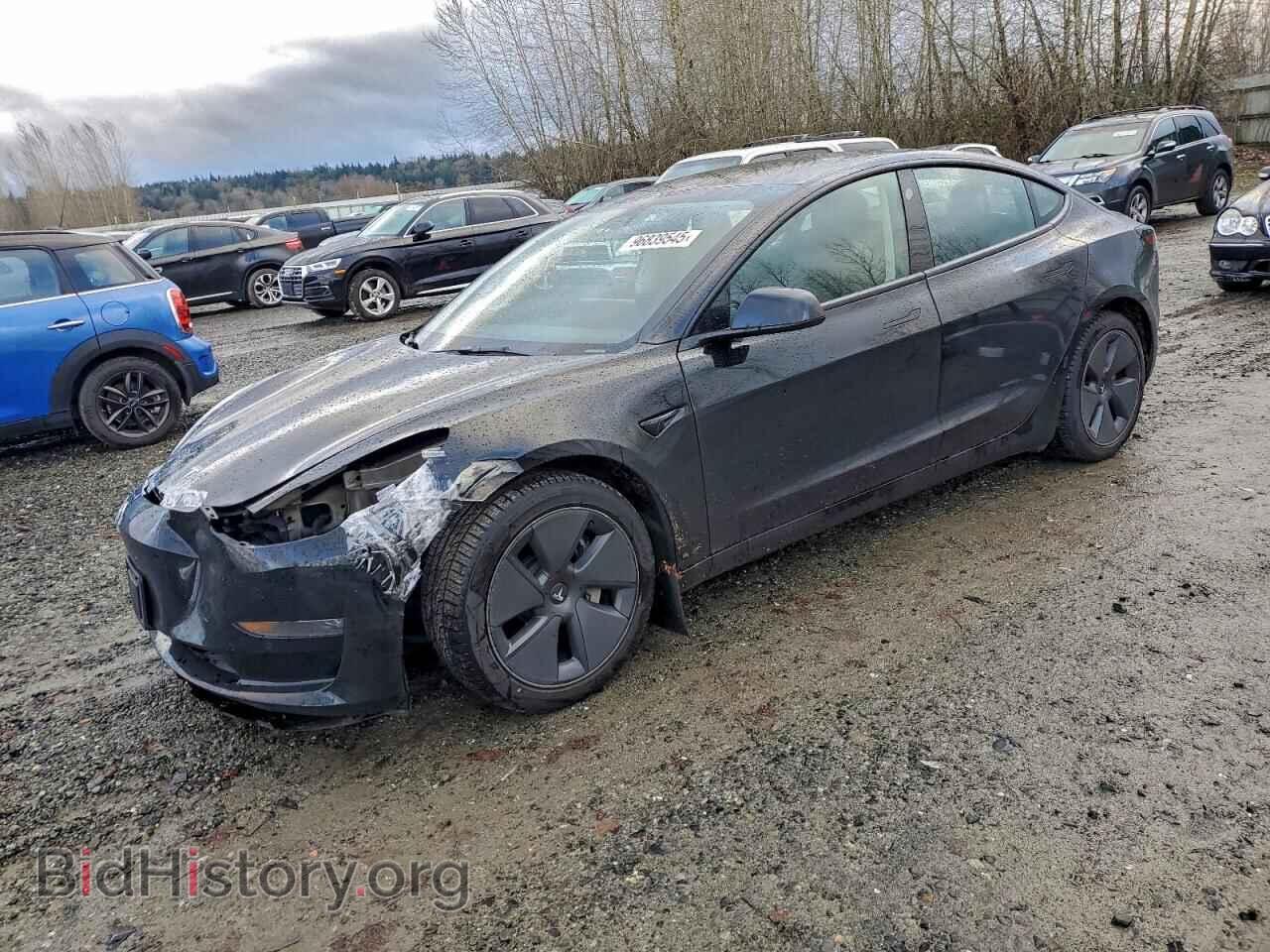 Photo 5YJ3E1EB6NF207239 - TESLA MODEL 3 2022
