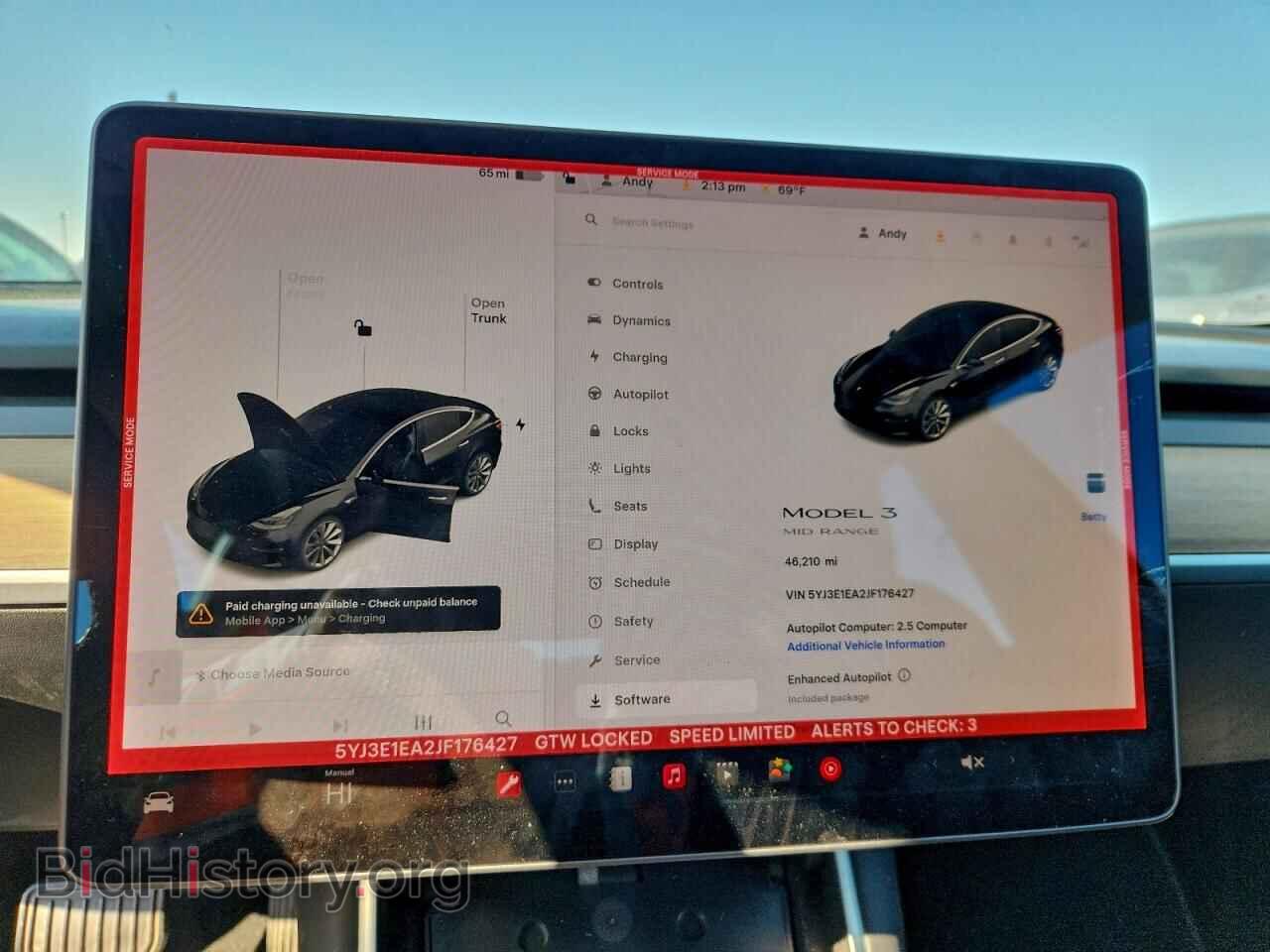 2018 TESLA MODEL 3 - VIN: 5YJ3E1EA2JF176427 - Photo 9
