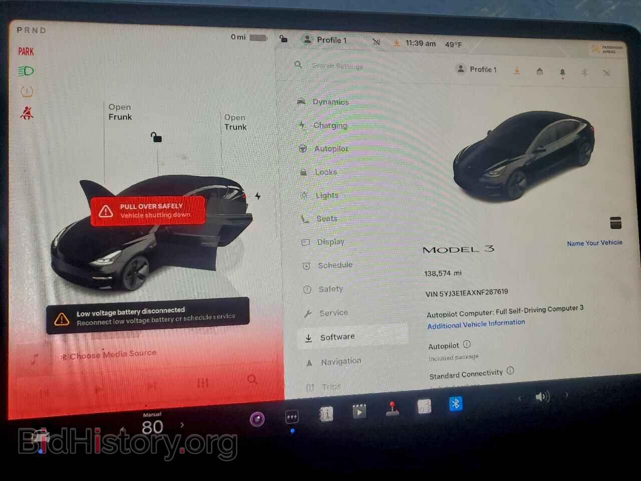2022 TESLA MODEL 3 - VIN: 5YJ3E1EAXNF287619 - Photo 9