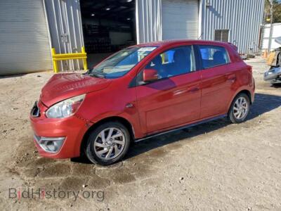 2017 Mitsubishi MIRAGE, red — VIN ML32A4HJ9HH000248, Copart