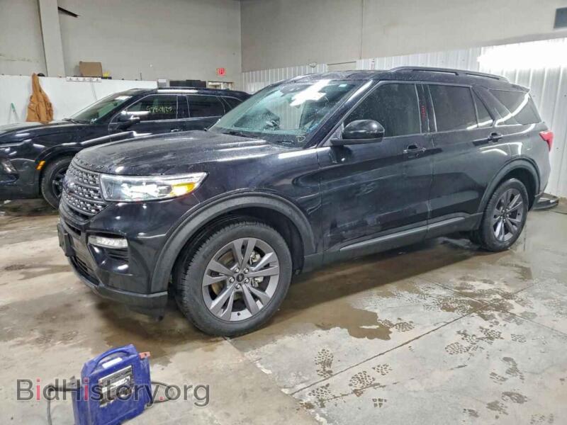 2022 Ford EXPLORER XLT (VIN 1FMSK7DH6NGB36557) — photo 1 of 15, Copart, damage: side