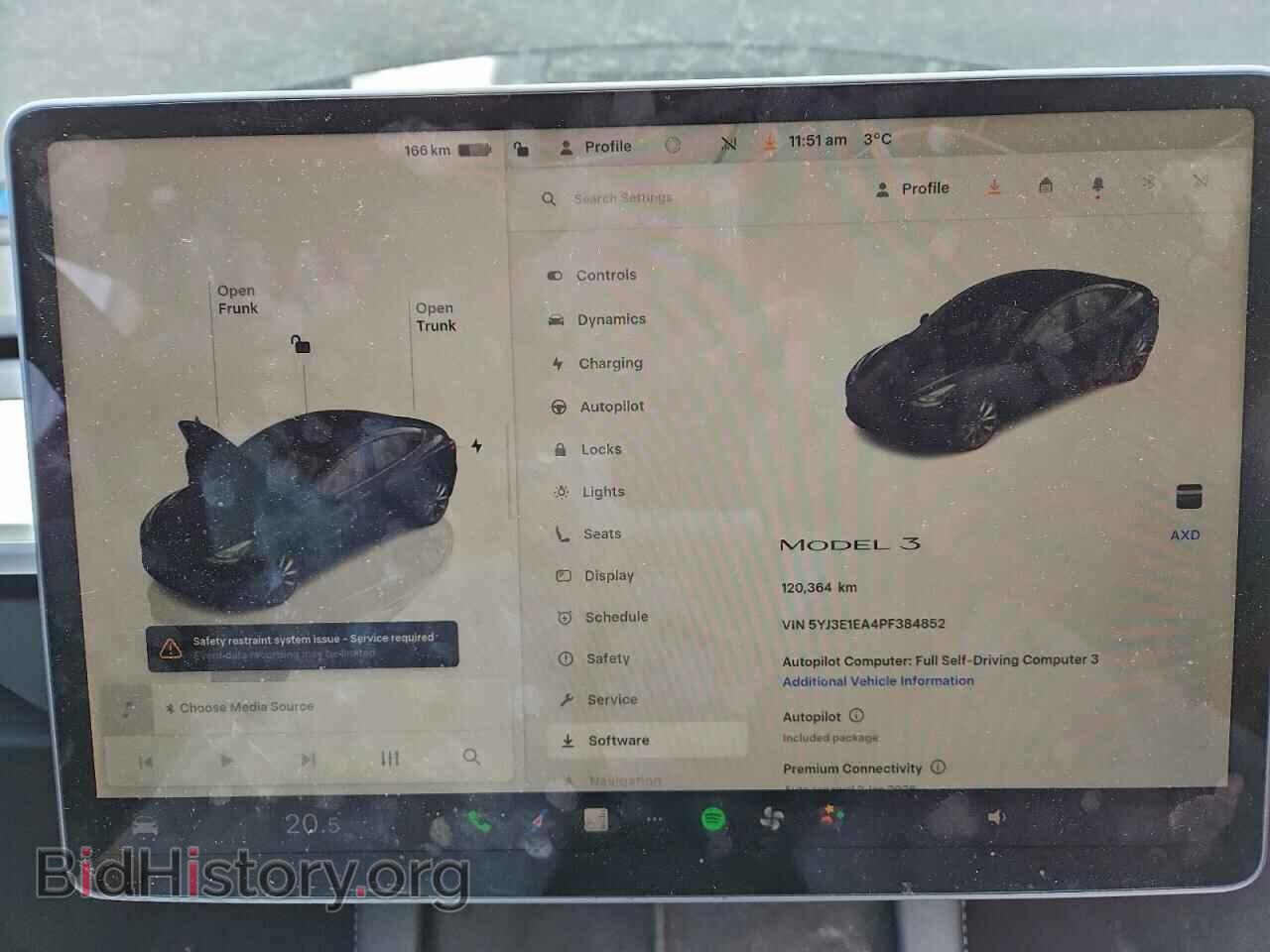 2023 TESLA MODEL 3 - VIN: 5YJ3E1EA4PF384852 - Photo 9