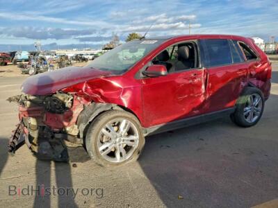 2013 Ford EDGE SEL, red — VIN 2FMDK4JC9DBC19308, Copart