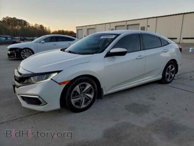 2019 Honda CIVIC LX, белый — VIN 2HGFC2F63KH568946, Copart