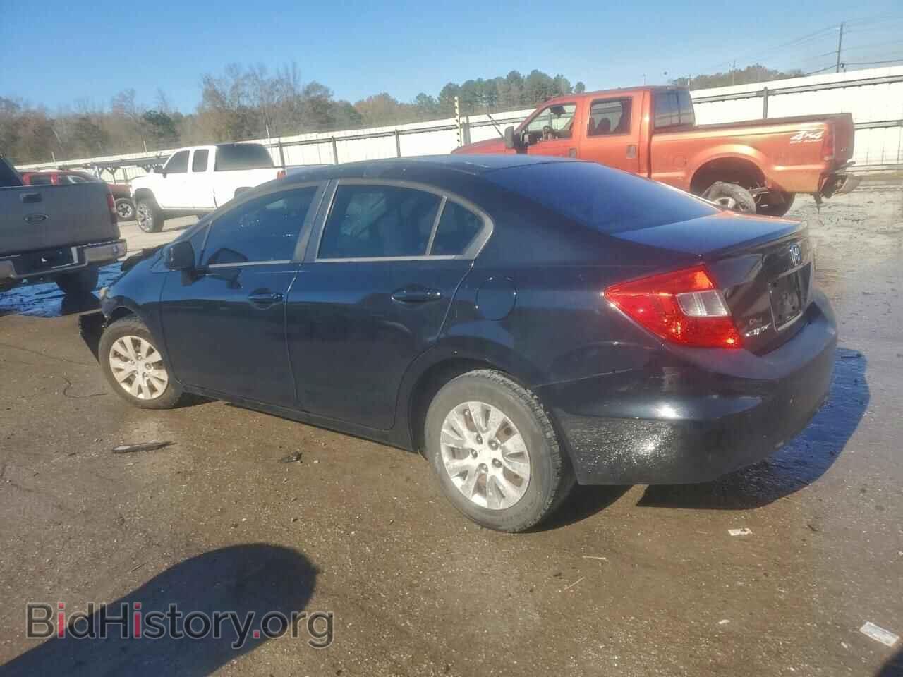 2012 HONDA CIVIC - VIN: 2HGFB2F54CH560186 - Фото 2