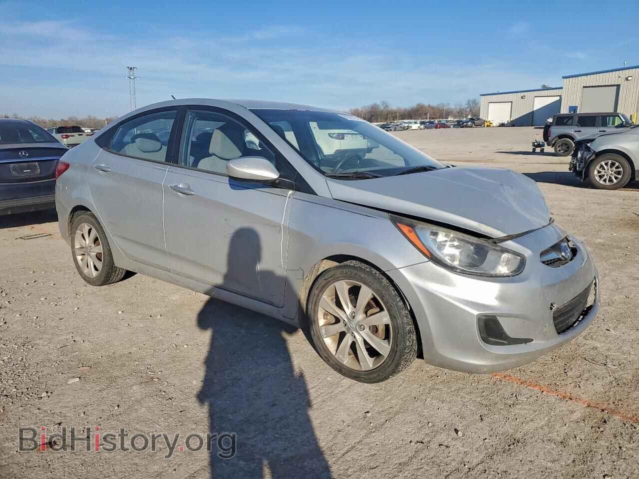 2012 HYUNDAI ACCENT - VIN: KMHCU4AE6CU051210 - Фото 4