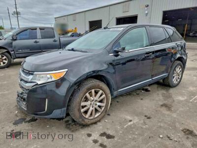 2012 Ford EDGE Limited, black — VIN 2FMDK4KCXCBA23407, Copart