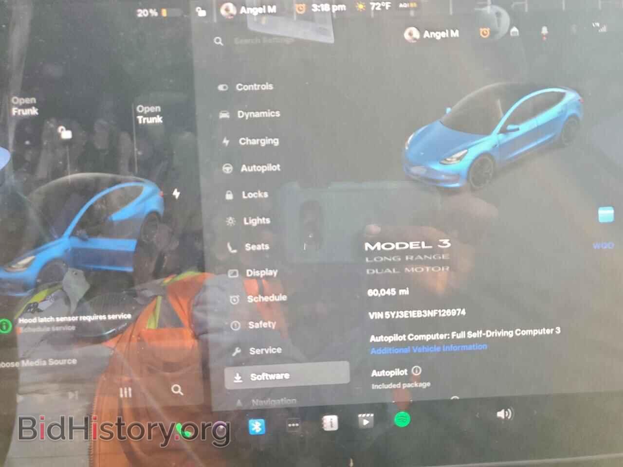 2022 TESLA MODEL 3 - VIN: 5YJ3E1EB3NF126974 - Photo 9