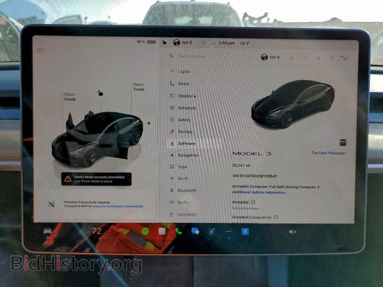 2022 TESLA MODEL 3 - VIN: 5YJ3E1EA2NF318541 - Photo 9