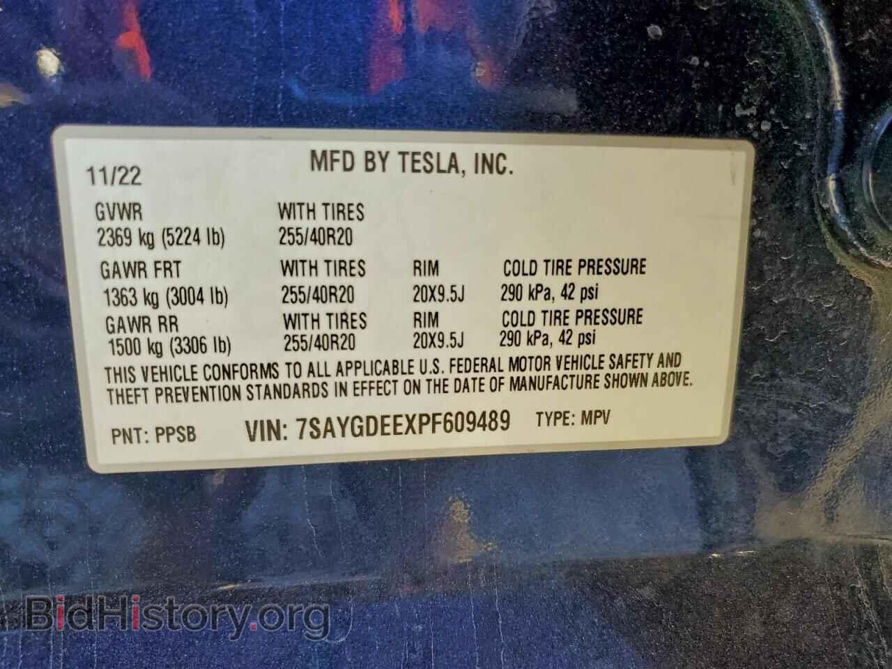 2023 TESLA MODEL Y - VIN: 7SAYGDEEXPF609489 - Фото 14