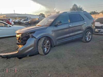 2014 Ford EXPLORER XLT, gray — VIN 1FM5K7D86EGA03620, Copart