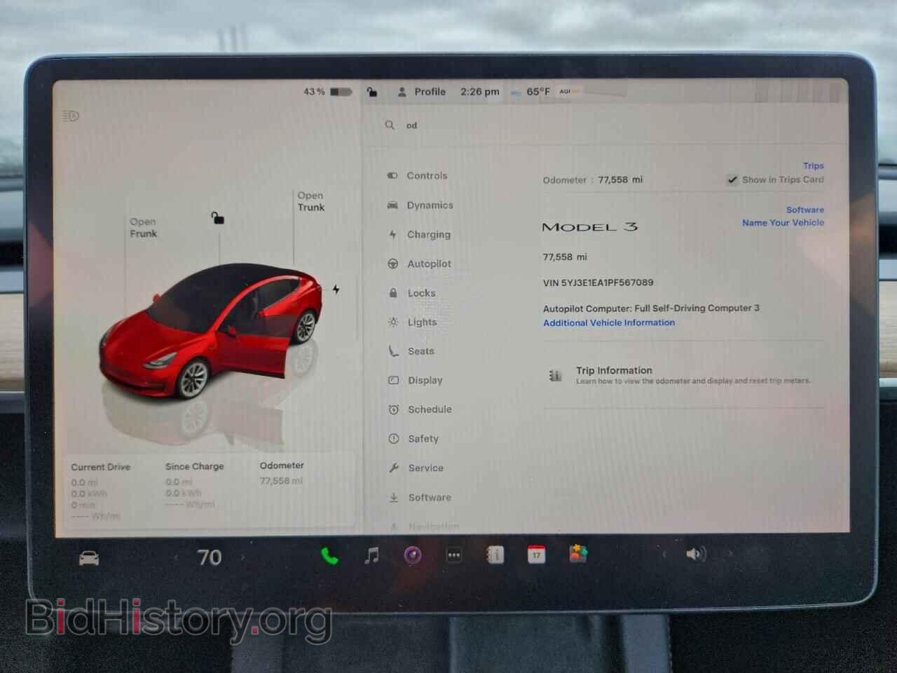 2023 TESLA MODEL 3 - VIN: 5YJ3E1EA1PF567089 - Фото 9