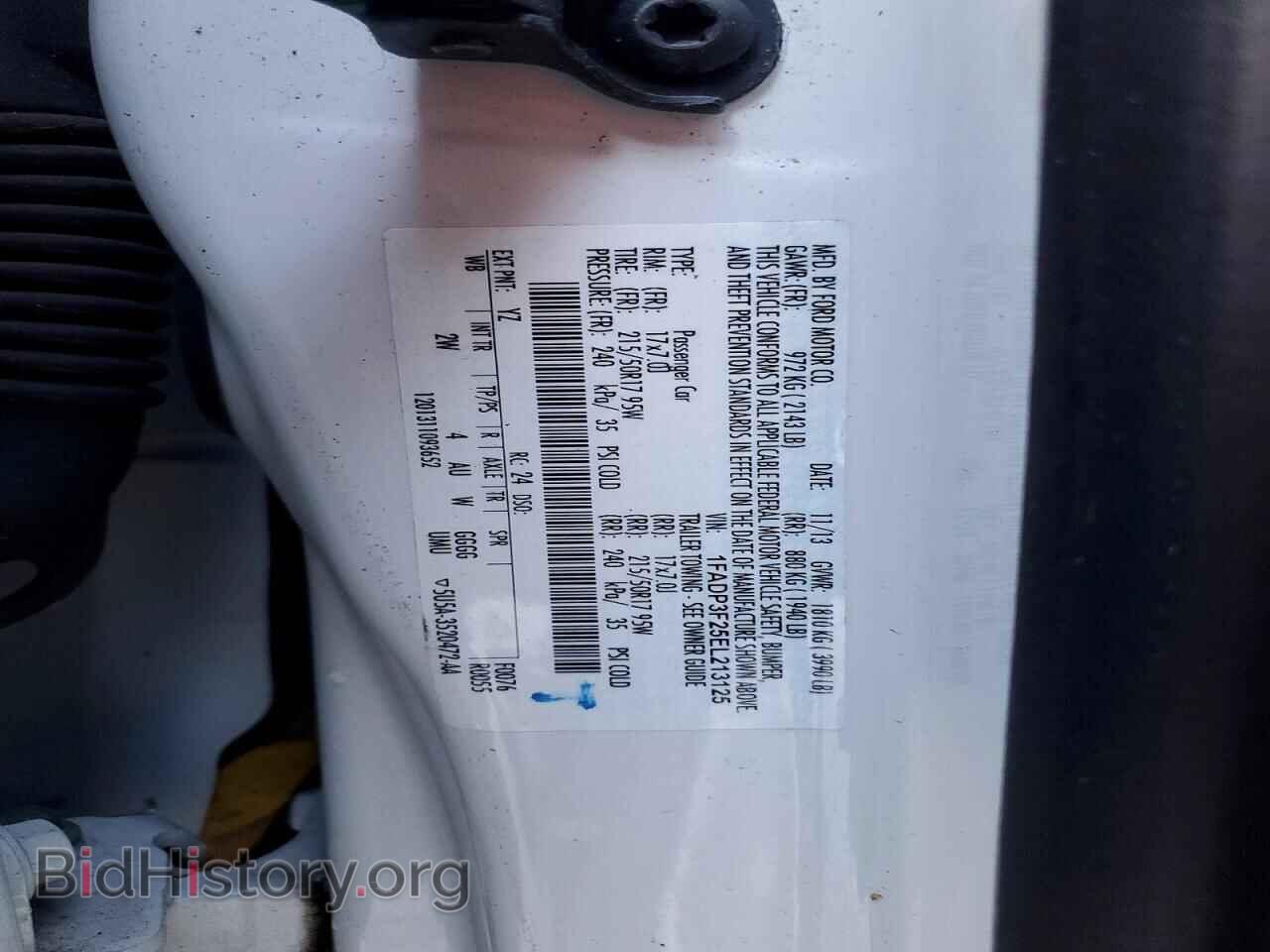 2014 FORD FOCUS - VIN: 1FADP3F25EL213125 - Фото 13