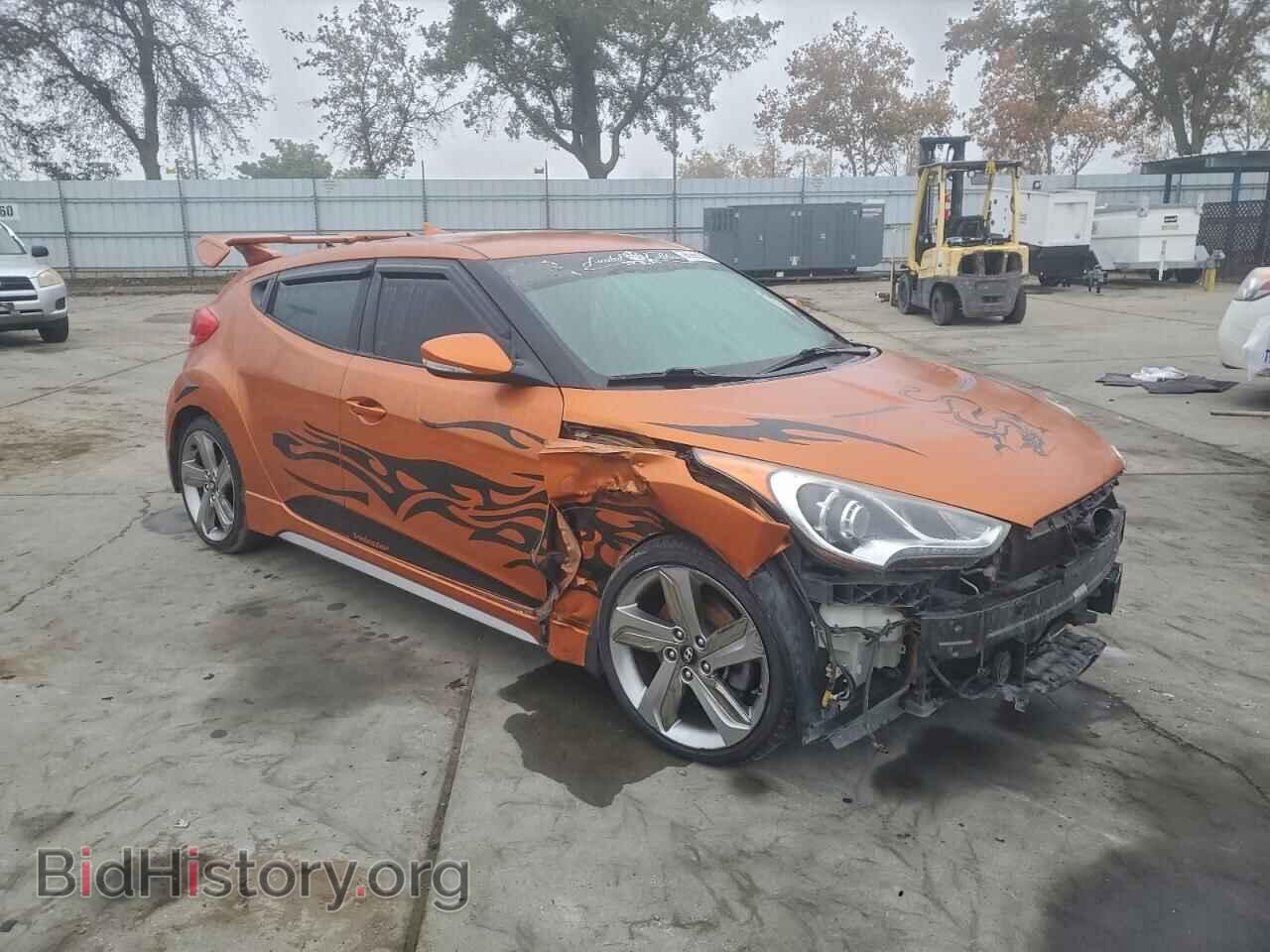 2013 HYUNDAI VELOSTER - VIN: KMHTC6AE2DU150705 - Фото 4