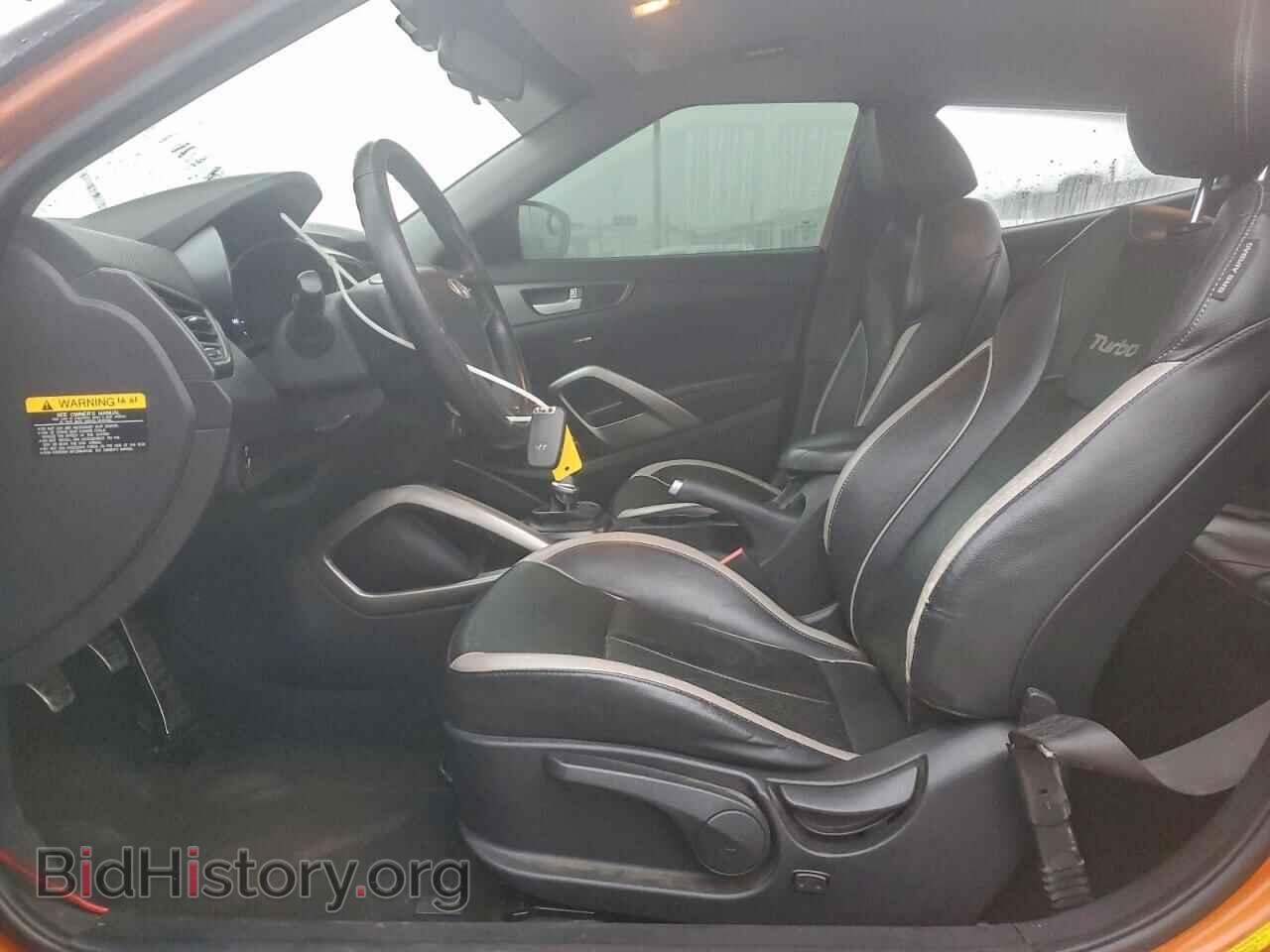 2013 HYUNDAI VELOSTER - VIN: KMHTC6AE2DU150705 - Фото 7