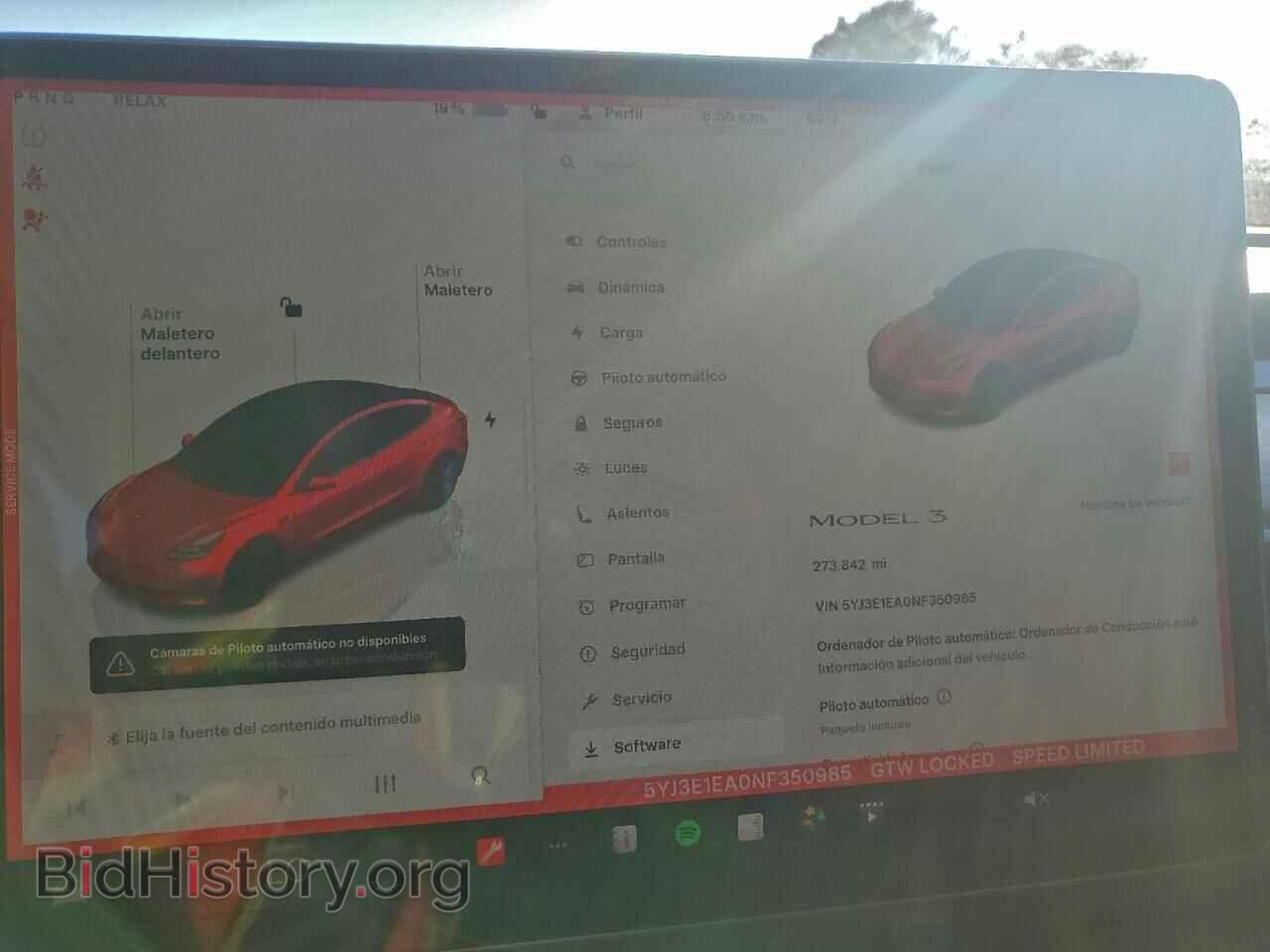 2022 TESLA MODEL 3 - VIN: 5YJ3E1EA0NF350985 - Фото 9