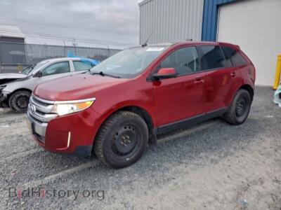 2013 Ford EDGE SEL, maroon — VIN 2FMDK4JC6DBE20115, Copart