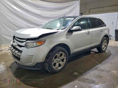 2012 Ford EDGE SEL, silver — VIN 2FMDK4JC2CBA75955, Copart