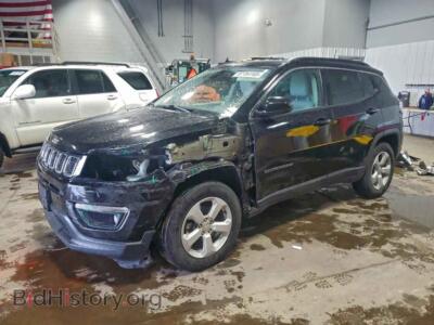 2018 Jeep COMPASS Latitude, черный — VIN 3C4NJDBB2JT191255, Copart
