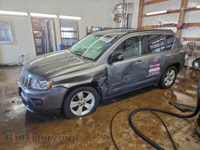 2013 Jeep COMPASS, серебристый — VIN 1C4NJCBB4DD283603, Copart