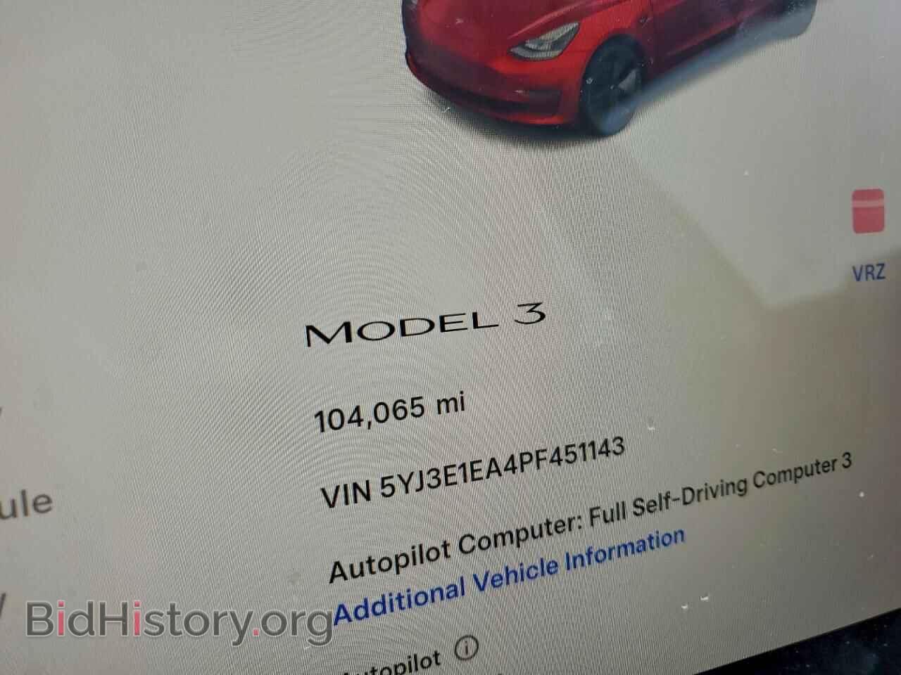 2023 TESLA MODEL 3 - VIN: 5YJ3E1EA4PF451143 - Photo 9