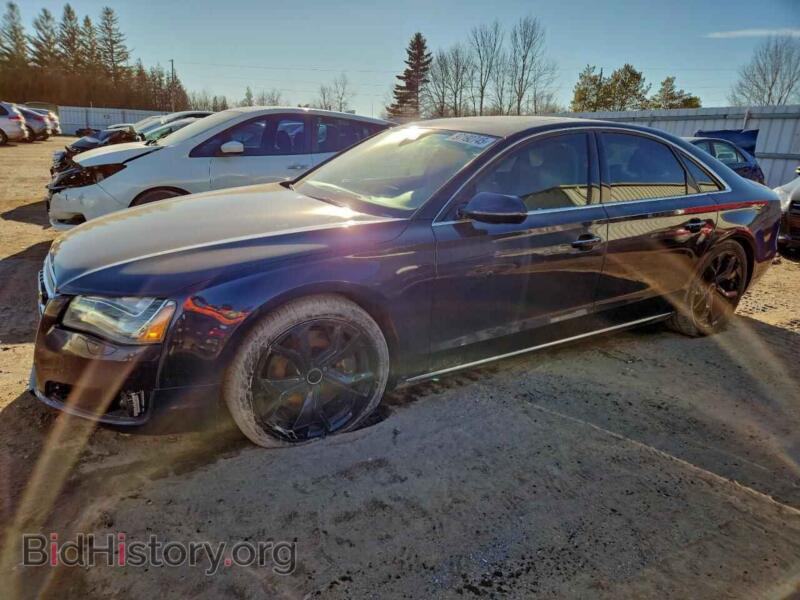 2011 Audi A8 Quattro (VIN WAUCVAFD5BN015515) — фото 1 из 12, Copart, повреждение: передняя часть