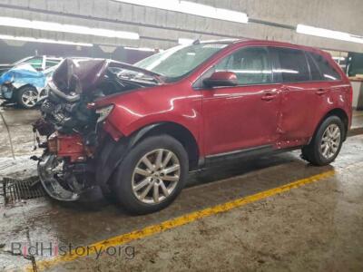 2013 Ford EDGE SEL, бордовый — VIN 2FMDK4JC4DBA77661, Copart