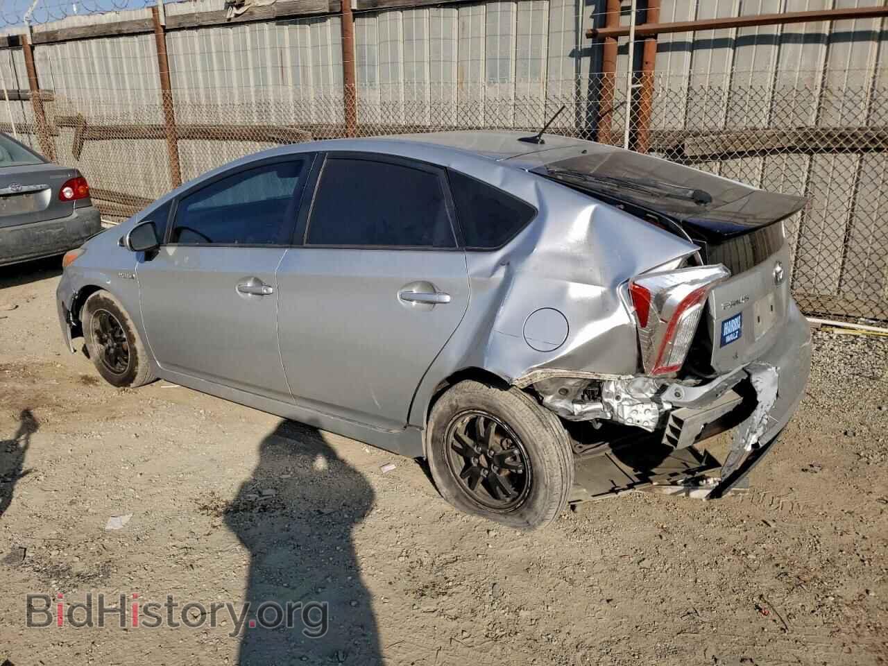 2014 TOYOTA PRIUS - VIN: JTDKN3DU4E0376264 - Фото 2