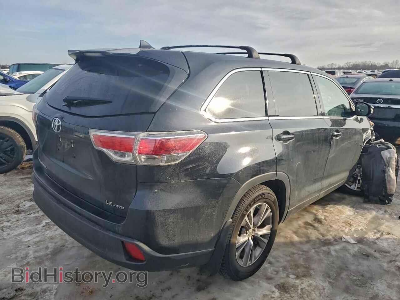 2014 TOYOTA HIGHLANDER - VIN: 5TDBKRFH8ES070189 - Фото 3