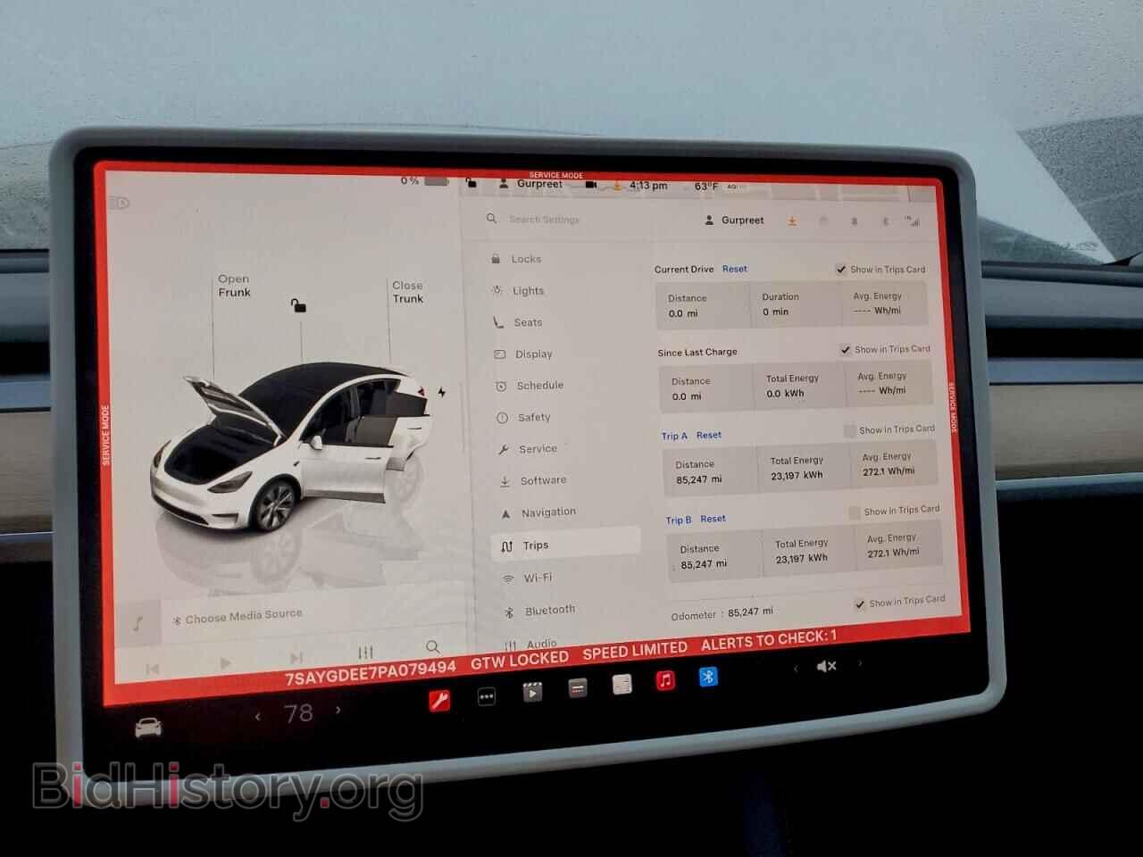 2023 TESLA MODEL Y - VIN: 7SAYGDEE7PA079494 - Фото 9