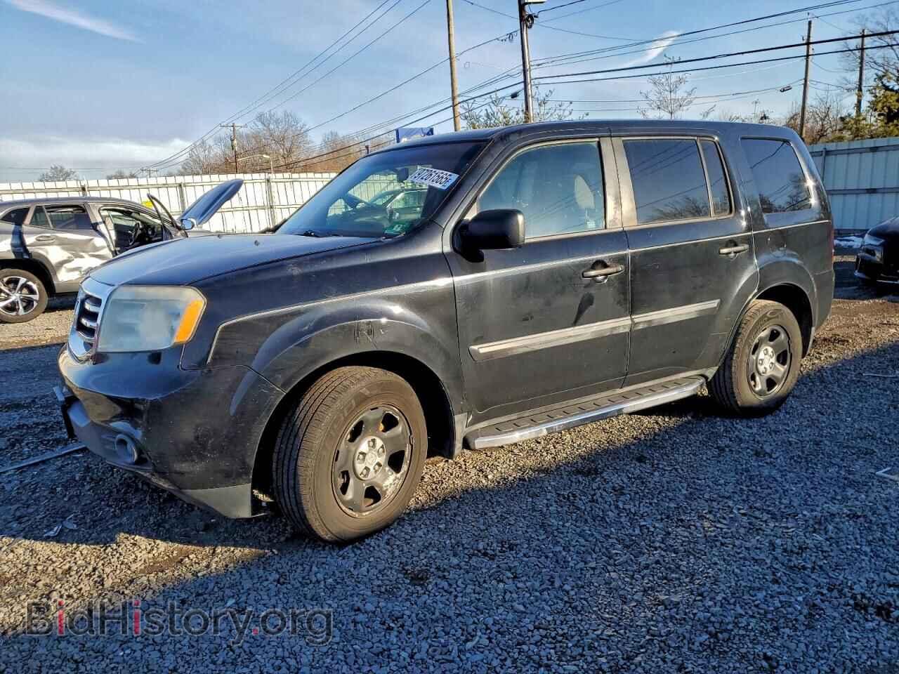 Photo 5FNYF4H25CB083493 - HONDA PILOT 2012