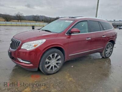2017 Buick ENCLAVE, maroon — VIN 5GAKVBKD5HJ217024, Copart