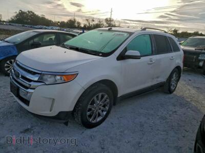 2013 Ford EDGE SEL, белый — VIN 2FMDK3J95DBB24341, Copart