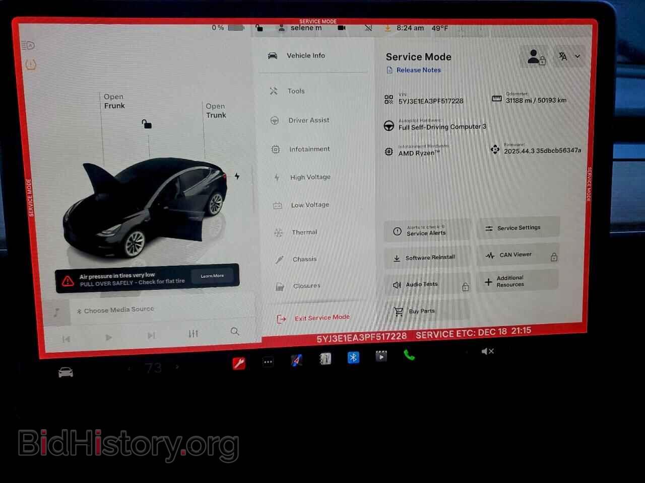 2023 TESLA MODEL 3 - VIN: 5YJ3E1EA3PF517228 - Фото 9