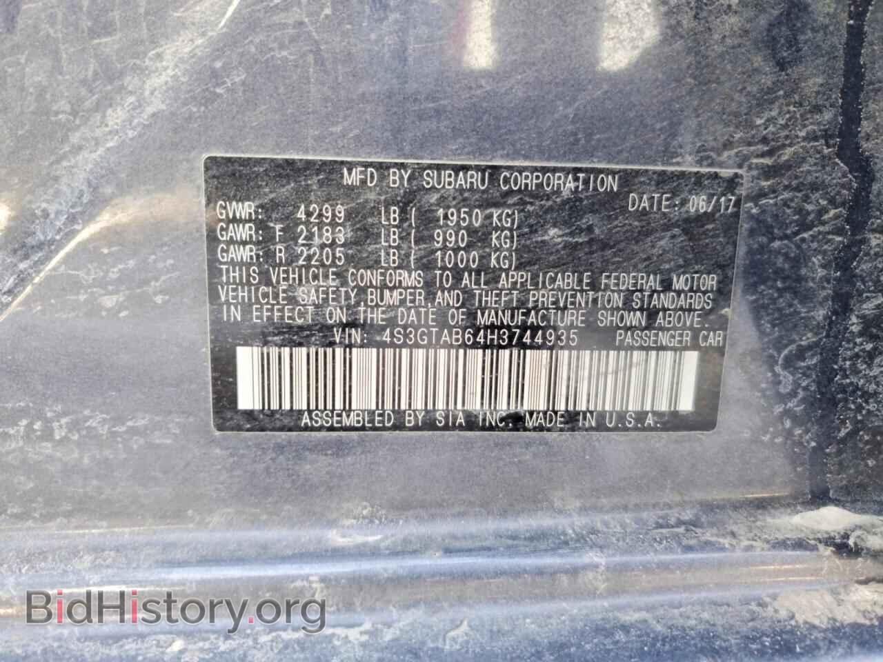 2017 SUBARU IMPREZA - VIN: 4S3GTAB64H3744935 - Фото 12