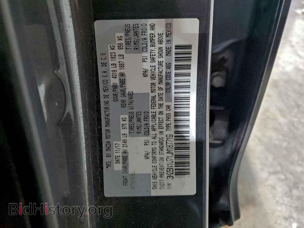 2018 MAZDA 3 - VIN: 3MZBN1U71JM187719 - Фото 13