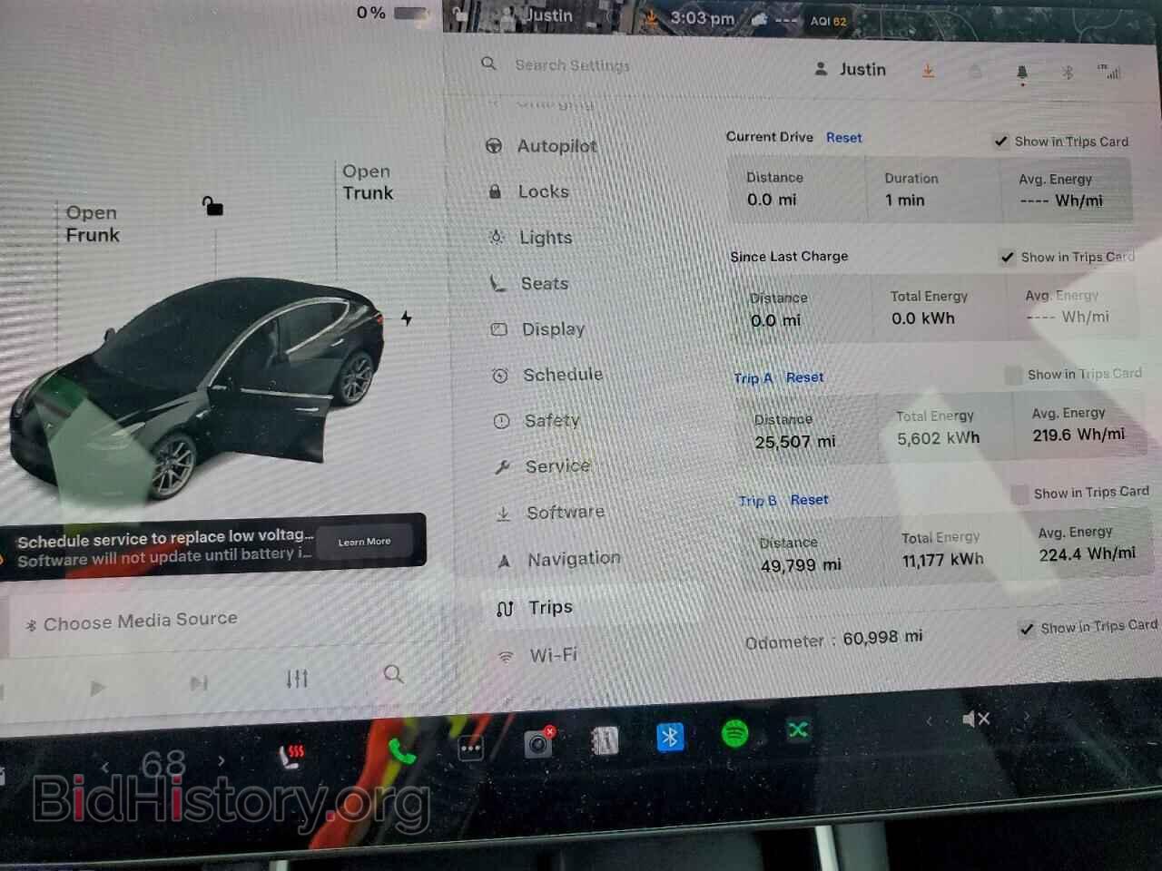 2019 TESLA MODEL 3 - VIN: 5YJ3E1EA0KF305959 - Photo 9