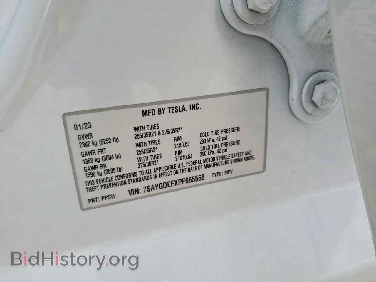 2023 TESLA MODEL Y - VIN: 7SAYGDEFXPF665568 - Photo 12