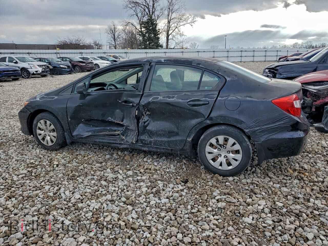 2012 HONDA CIVIC - VIN: 2HGFB2F53CH605411 - Фото 2