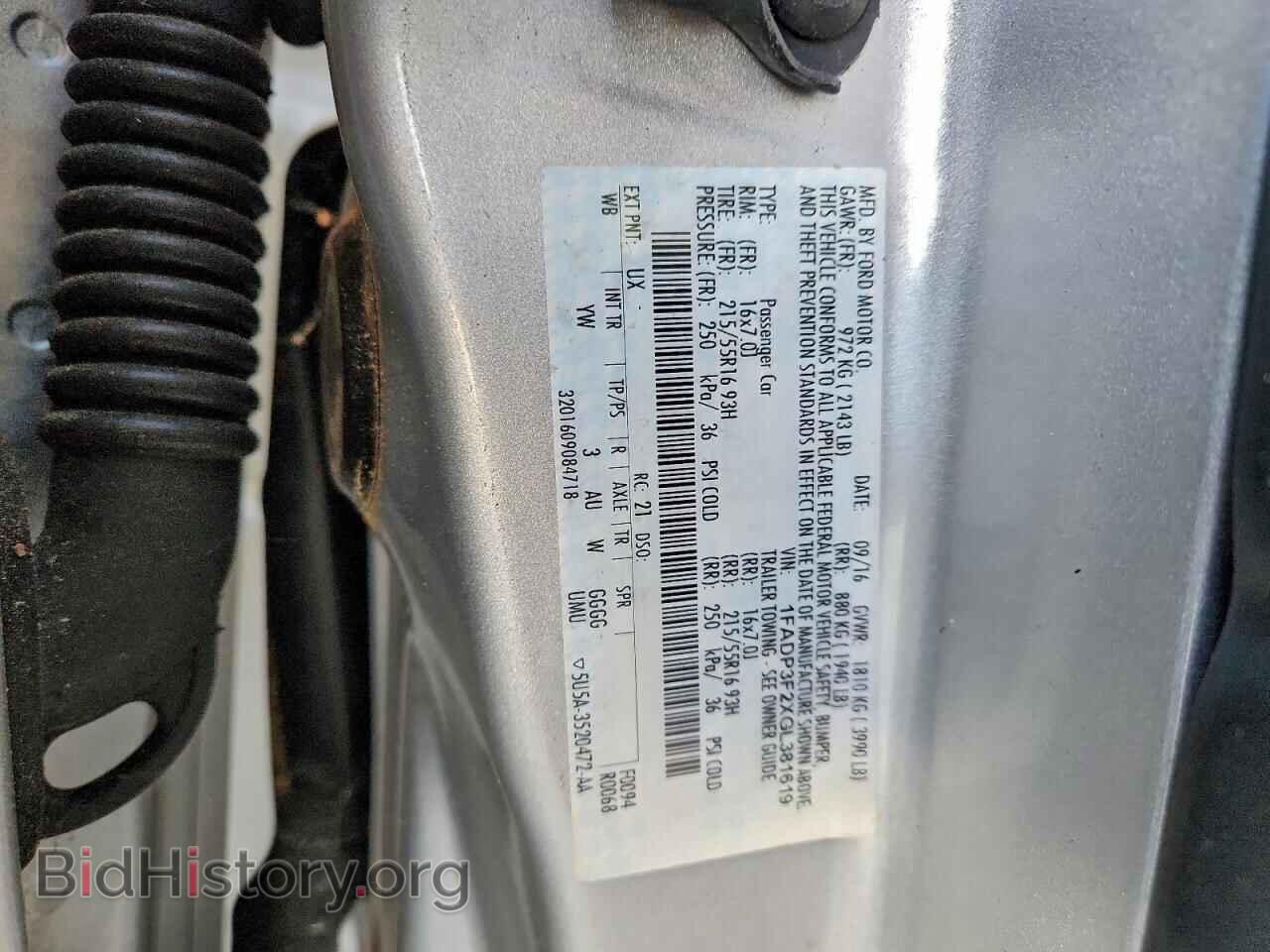 2016 FORD FOCUS - VIN: 1FADP3F2XGL381619 - Фото 12