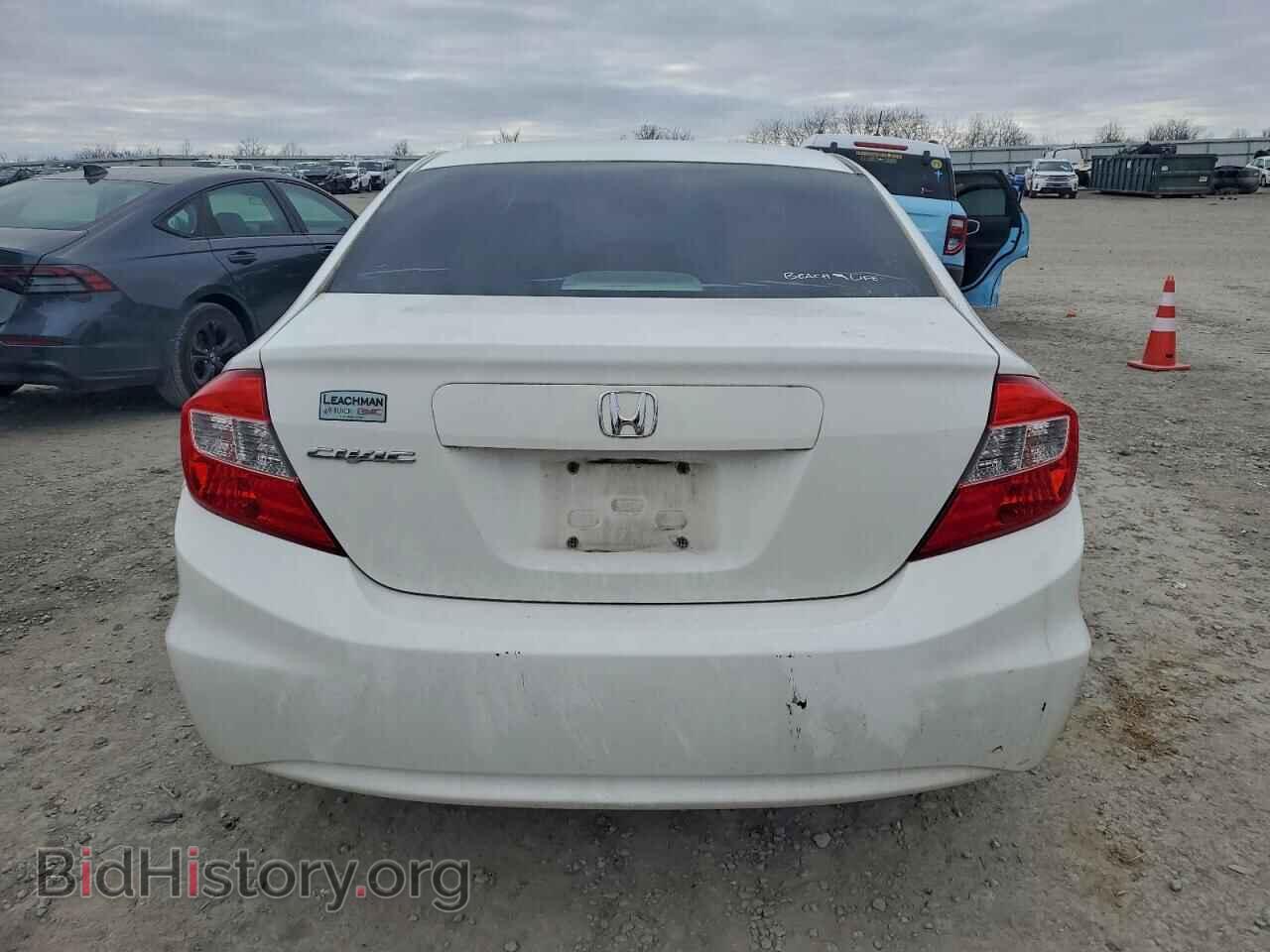 2012 HONDA CIVIC - VIN: 2HGFB2F90CH542254 - Фото 6