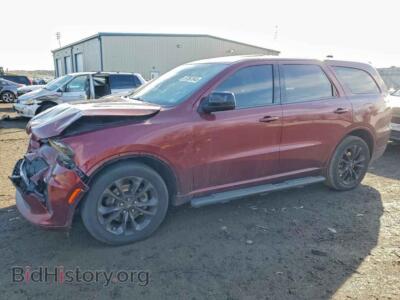 2021 Dodge DURANGO, бордовый — VIN 1C4RDJDG2MC718324, Copart