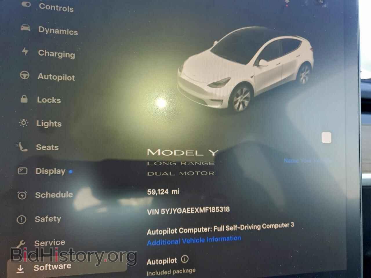 2021 TESLA MODEL Y - VIN: 5YJYGAEEXMF185318 - Фото 9