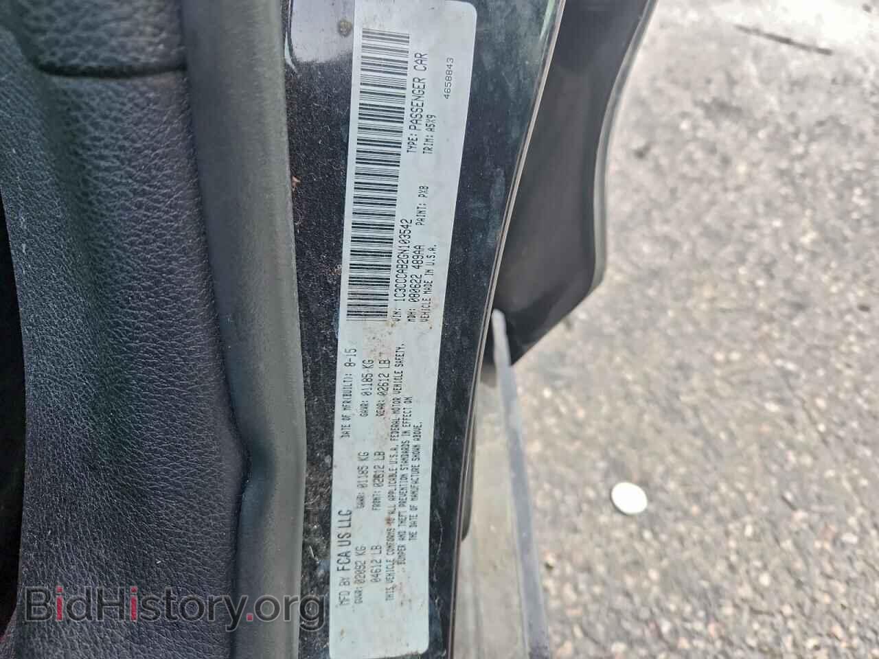 2016 CHRYSLER 200 - VIN: 1C3CCCAB2GN103542 - Фото 12